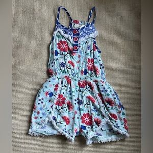 EUC Matilda Jane Floral Romper